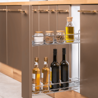 تروللى 20سم مجري سوفت جانبي مرحلتين رمادي OSCAR