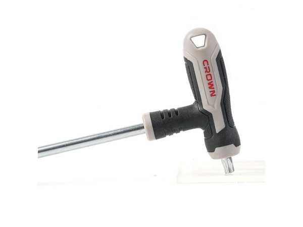 طقم مفاتيح آلن كي حرف T نجمة 9 قطع CROWN موديل CPHOH-TTMAX8