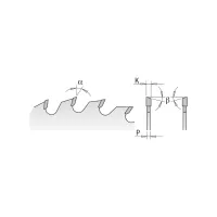 285.072.12M صنية فيديا خشب 12" - 30مم سن 72  إيطالي-CMT