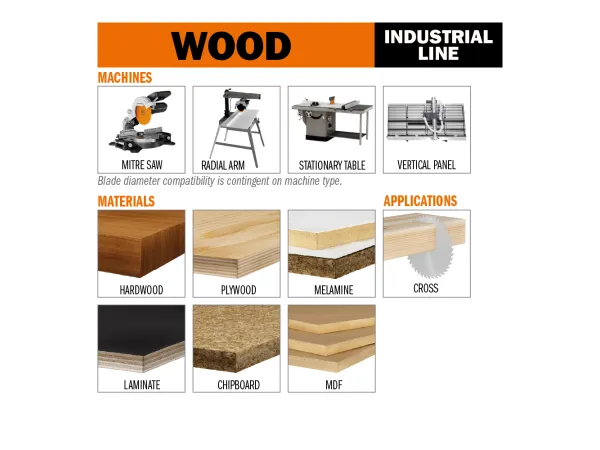 285.096.12M   صنية فيديا خشب 12" - 30مم سن 96  إيطالي-CMT