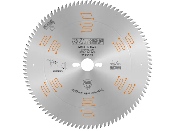 285.696.12M ص. فيديا خشب "12×3.2/2.2×30 سن 96 مخقض صوت/كروم-CMT