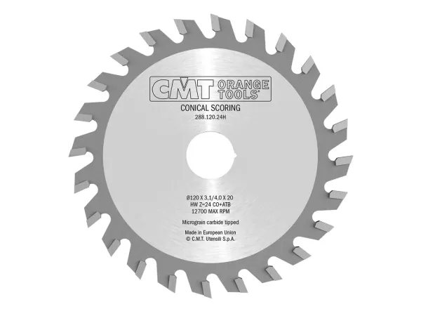 288.120.24H صنية فيديا سكورينج خشب 120  - 20م سن 24 إيطالى-CMT
