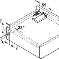 مجرى درج تاندم مرحلتين بلوموشن 400مم بلوم