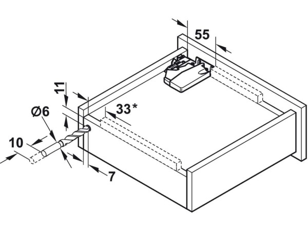مجرى درج تاندم مرحلتين بلوموشن 400مم بلوم