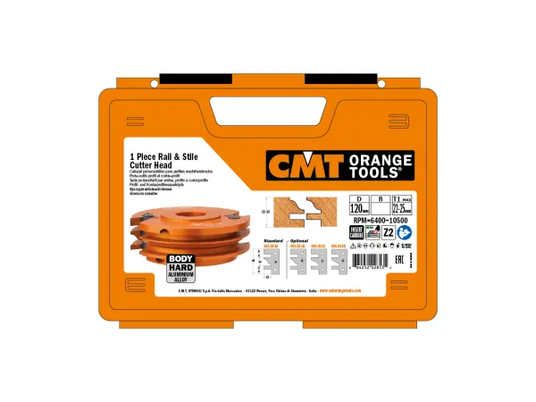 694.014.50 ONE PIECE RAIL &STILE HEAD D=130*40*50-CMT