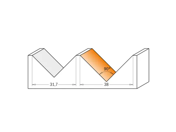 بنط حلية أكس 8مم  إيطالي 12.7-12.7مم- 915.127.11 CMT