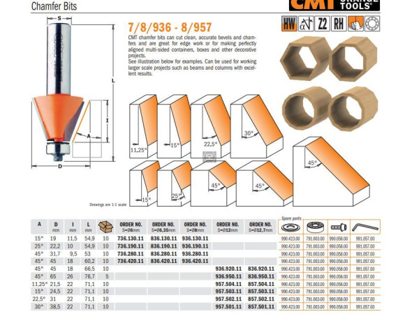بنطة حلية بلية أكس 8 مم إيطالي مقاس45 - 18 مم- 936.420.11 CMT