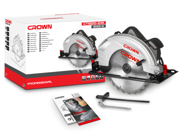 منشار صنية 235مم  2000 وات-CROWN