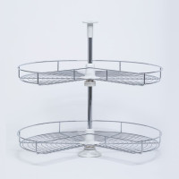 سلة 3/4 دائرة 30 سم  74* 68 سم رمادى OSCAR