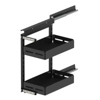 وحدة تخزين سفلية بمجري سفلية مرحلتين 25سم اسود-فتح يسار STARAX تركي