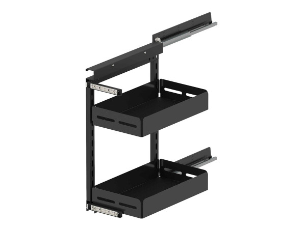 وحدة تخزين سفلية بمجري سفلية مرحلتين 25سم اسود-فتح يمين STARAX تركي